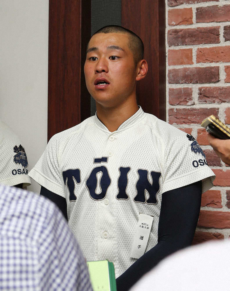 【画像・写真】大阪桐蔭、中野主将「日本一の意地」見せる　夏連覇へ15日初陣