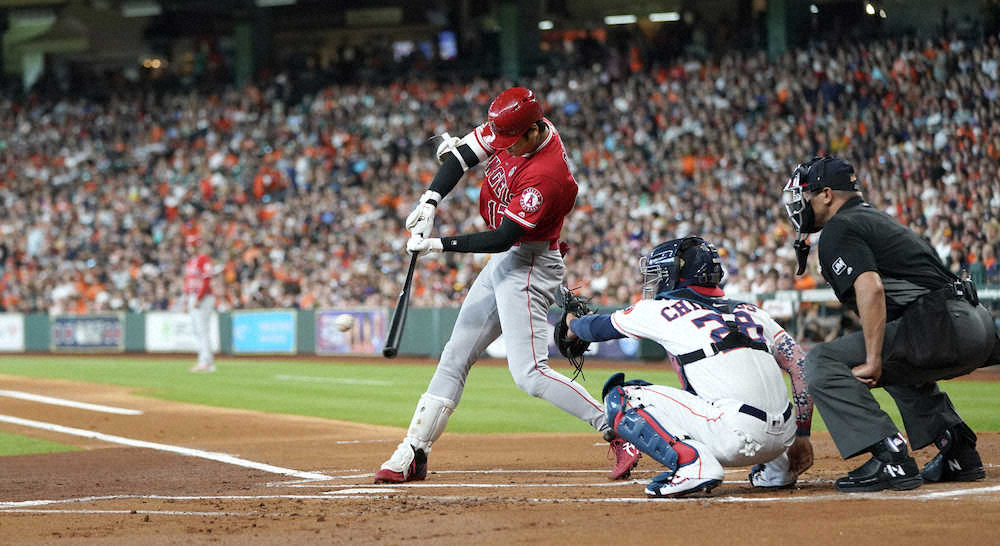 【画像・写真】大谷6戦連続安打　今季自己最長タイ　チームは4安打完封負け