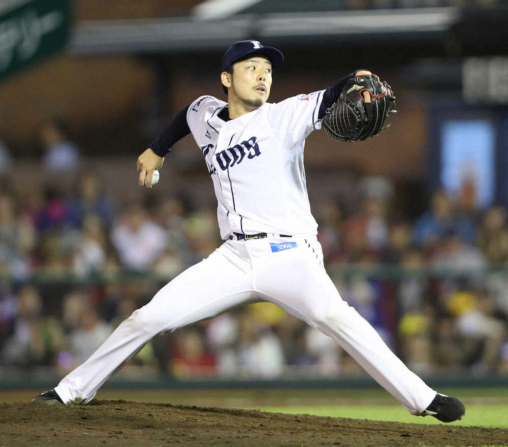 【画像・写真】西武の5年目・本田「少し力んだけど…」地元・宮城で凱旋登板、無失点に抑える
