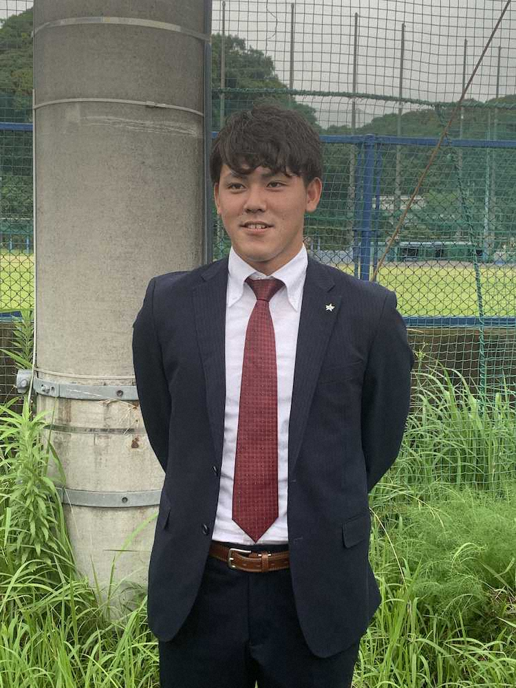 【画像・写真】DeNA　2年目右腕・中川虎大が支配下登録「丸さんと対戦したい」　2軍でトップタイ8勝