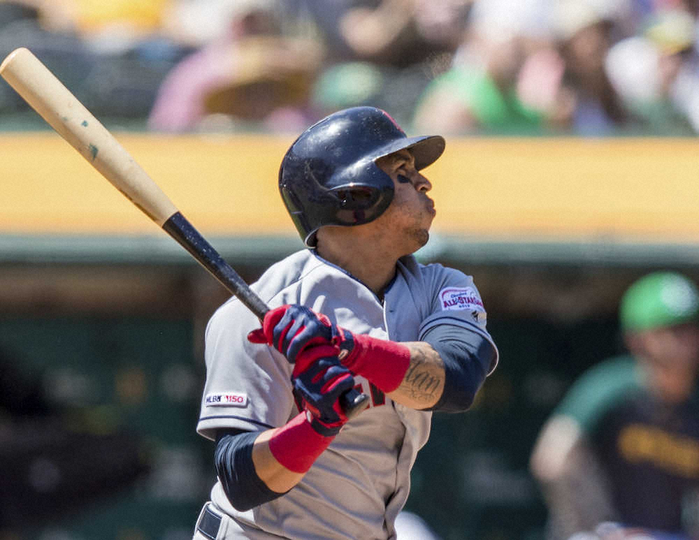 【画像・写真】今季途中までインディアンスに所属したマーティン（AP）