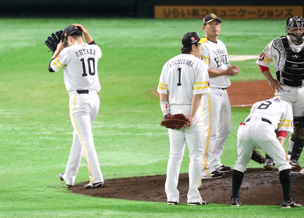 【画像・写真】ソフトB　先発・大竹が誤算5失点　工藤監督「修正して次に」