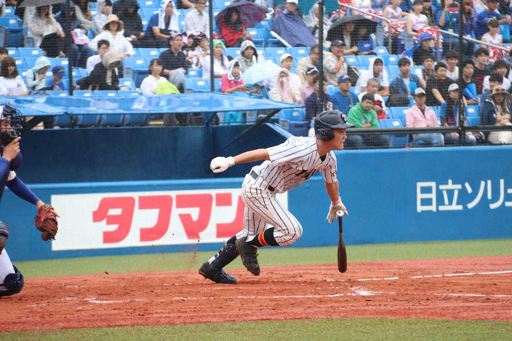【画像・写真】【東東京】帝京の“伝統1年スター”武藤、初陣キラリ狙いすまし1安打