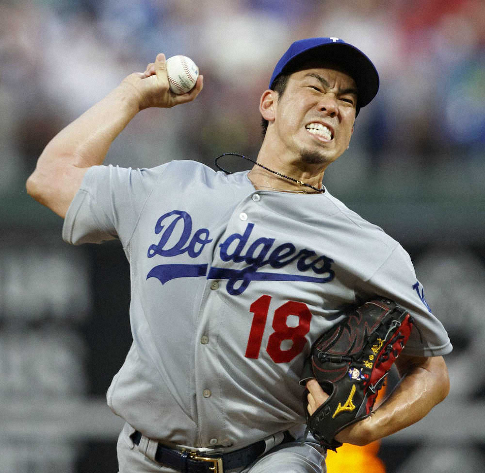 【画像・写真】マエケン2回零封も降雨　約3時間中断で降板「ケガのリスク高まるので」