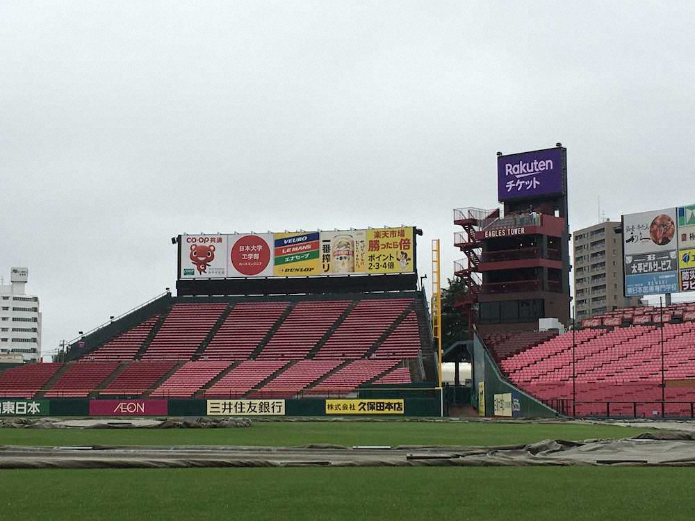 【画像・写真】楽天本拠にイーグルスタワー完成　4階建てで計103席