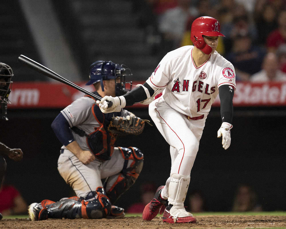 【画像・写真】大谷　9回に代打で空振り三振　最後の打者となりチームも2連敗