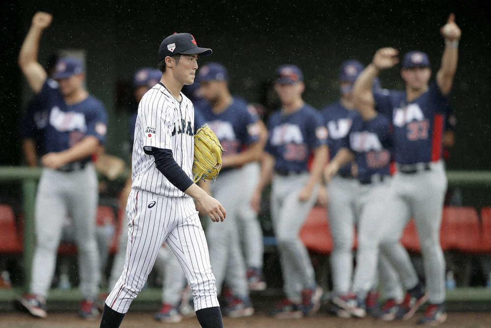 【画像・写真】日本連敗で崖っ縁　明大・森下暢5回2失点粘投も1安打零敗