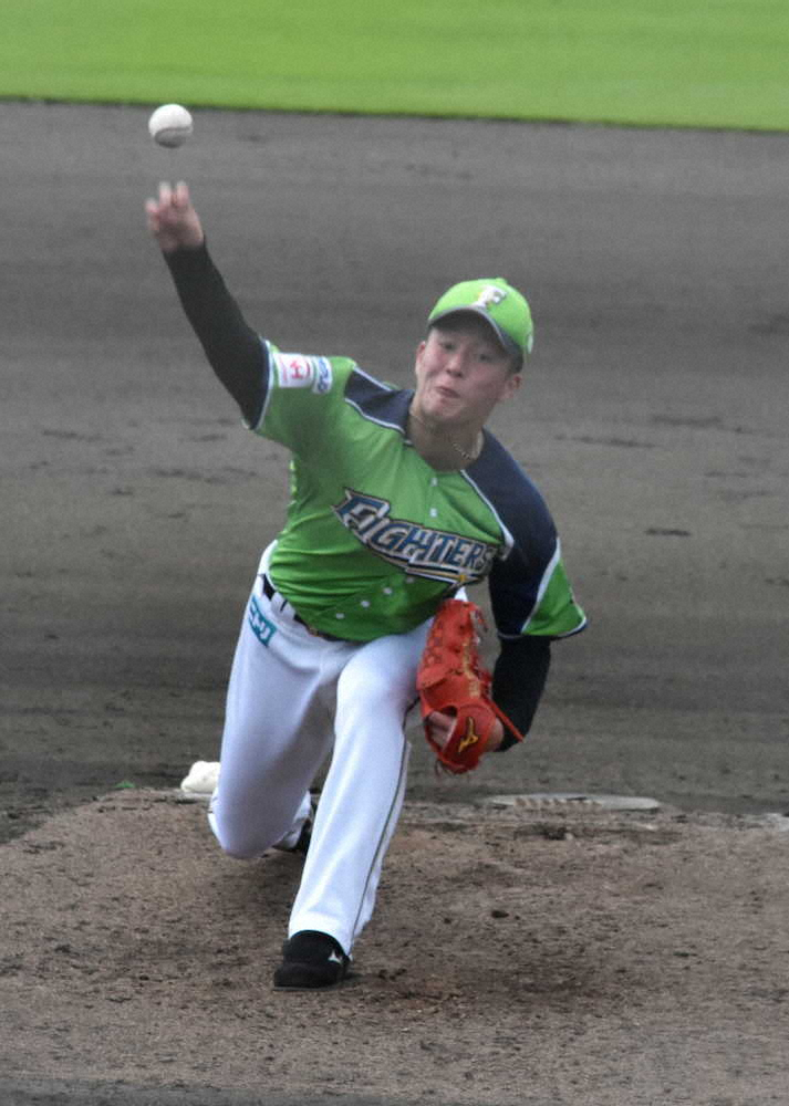 【画像・写真】日本ハム・輝星　2軍戦で3失点もツーシームに手応え「いつでもカウント取れる」