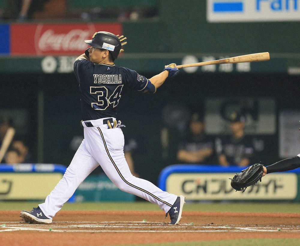 【画像・写真】オリックス・吉田正　“天敵”多和田から勝ち越し16号ソロ