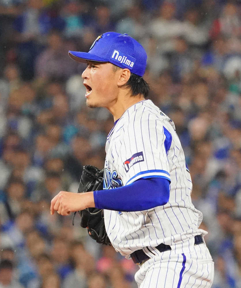 【画像・写真】DeNA・石田　今季初先発で力投5回8K　ソロ被弾のみの1失点「全力で腕を振った」