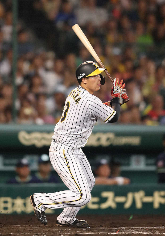 【画像・写真】阪神　大山の適時打で勝ち越し　7連敗阻止へ4番が意地の一打