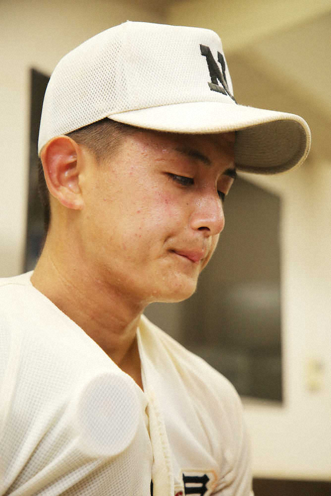 【画像・写真】桜美林に敗れた日大三・井上（撮影・島崎忠彦）