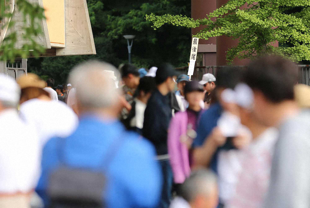 【画像・写真】【岩手】いざ決勝!注目の大船渡―花巻東、通常より3時間以上早く開門