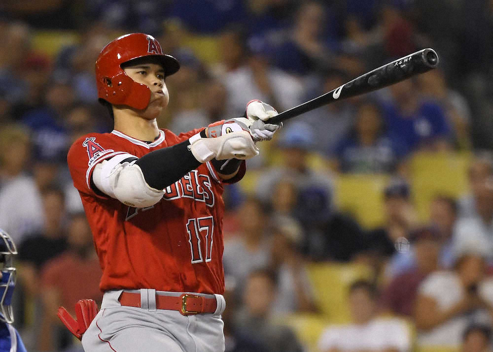 【画像・写真】大谷　代打で四球出塁　エンゼルスは1点差勝利