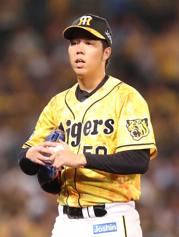 【画像・写真】阪神・青柳7回2失点好投も　痛恨1球悔やむ「僕のミス」