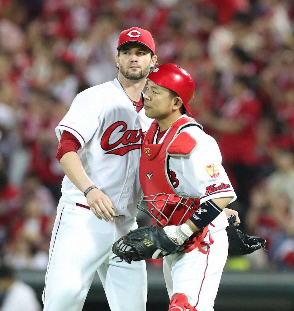 【画像・写真】広島ジョンソン1安打完封　価値ある今季ナイター初勝利「しっかりした球を投げられた」