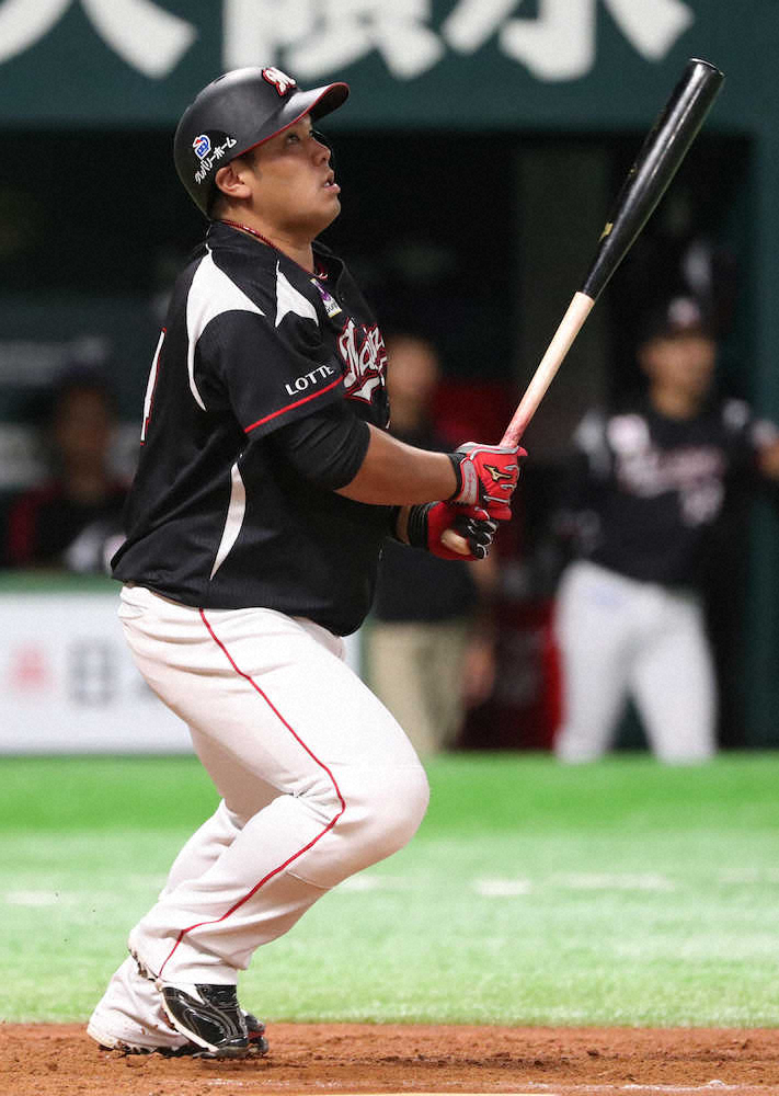 【画像・写真】ロッテ・井上が2打席連発！12安打7得点で快勝