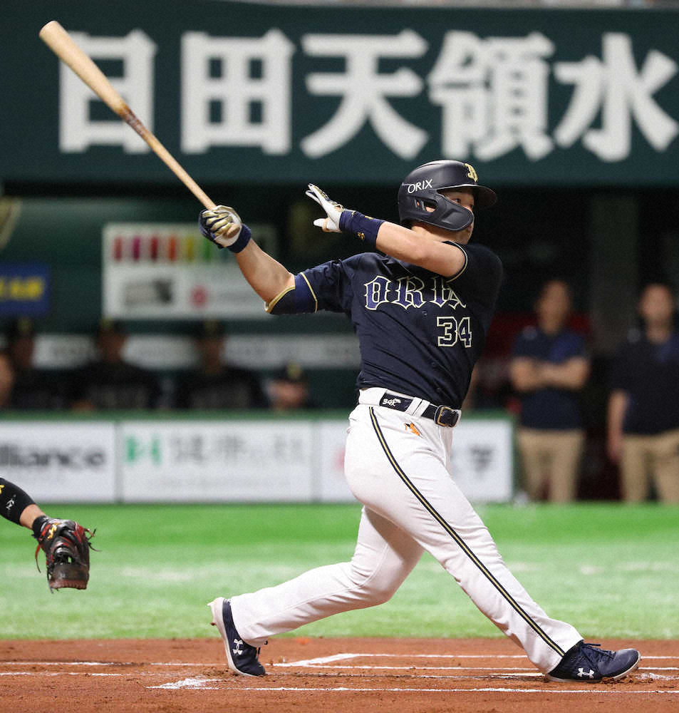 【画像・写真】オリックス　吉田正2打席連発で連敗止めた!　ソフトB千賀は今季ワースト6失点で4敗目