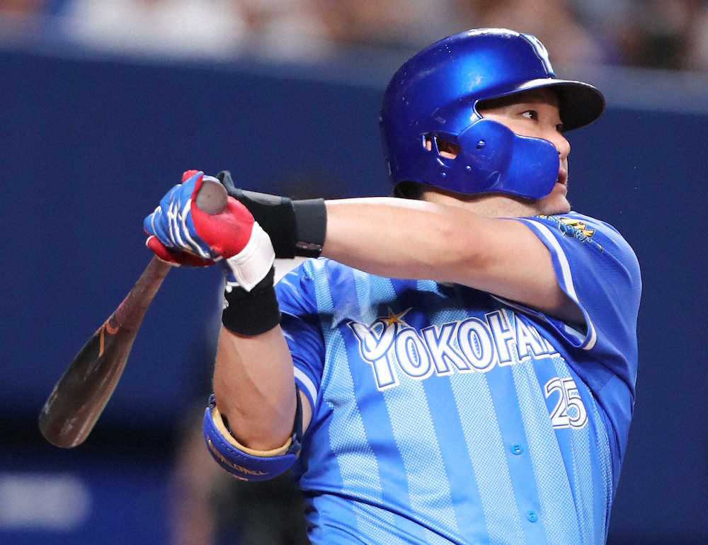 【画像・写真】DeNA・筒香　15試合ぶり一発！横浜高後輩・柳から18号2ラン