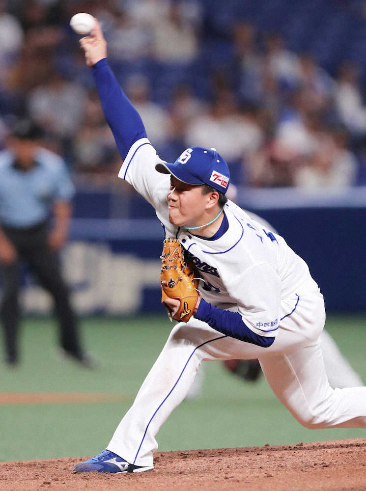 【画像・写真】中日2年ぶり7連敗　柳好投も与田監督「よく投げたと言えばよく投げたが…」