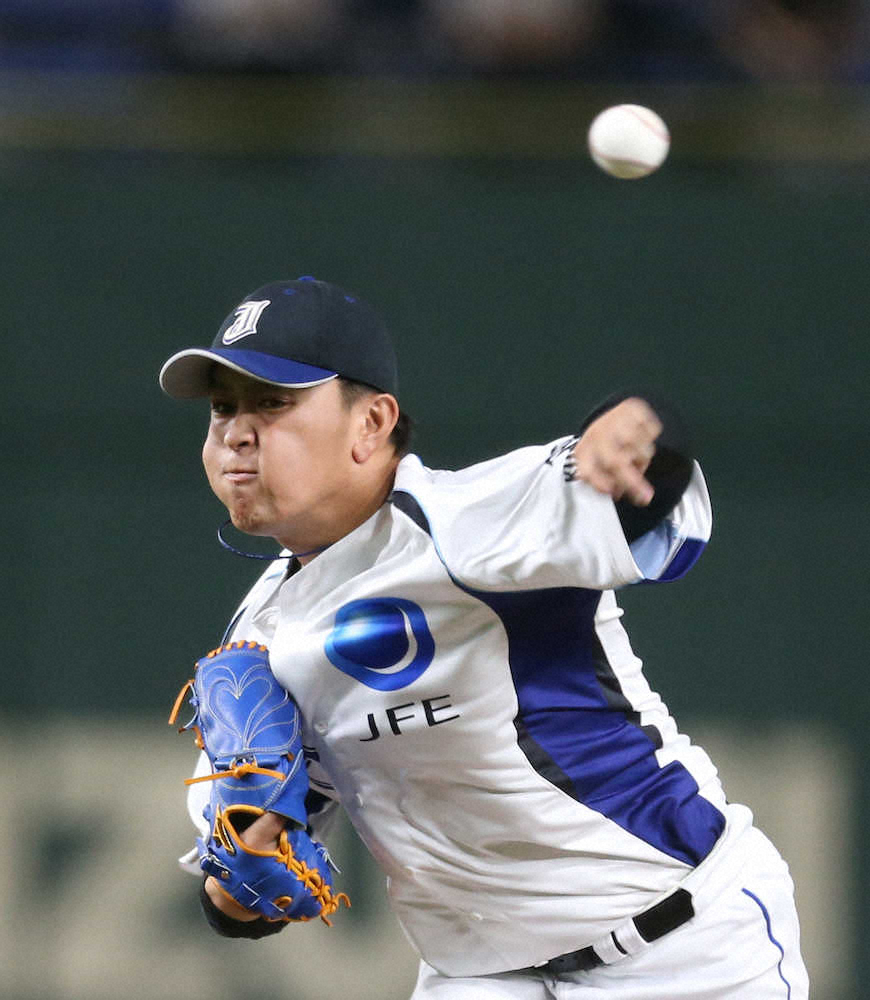【画像・写真】巨人、JFE西・河野も1位候補　長谷川スカウト部長「即戦力に近い」