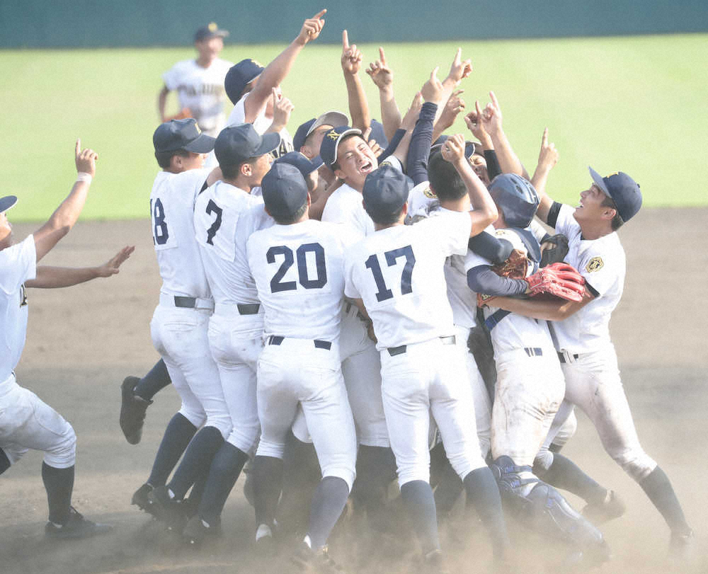 【画像・写真】【徳島】鳴門が49代表ラスト切符　西野5戦完投「投げ抜くという強い気持ちで」