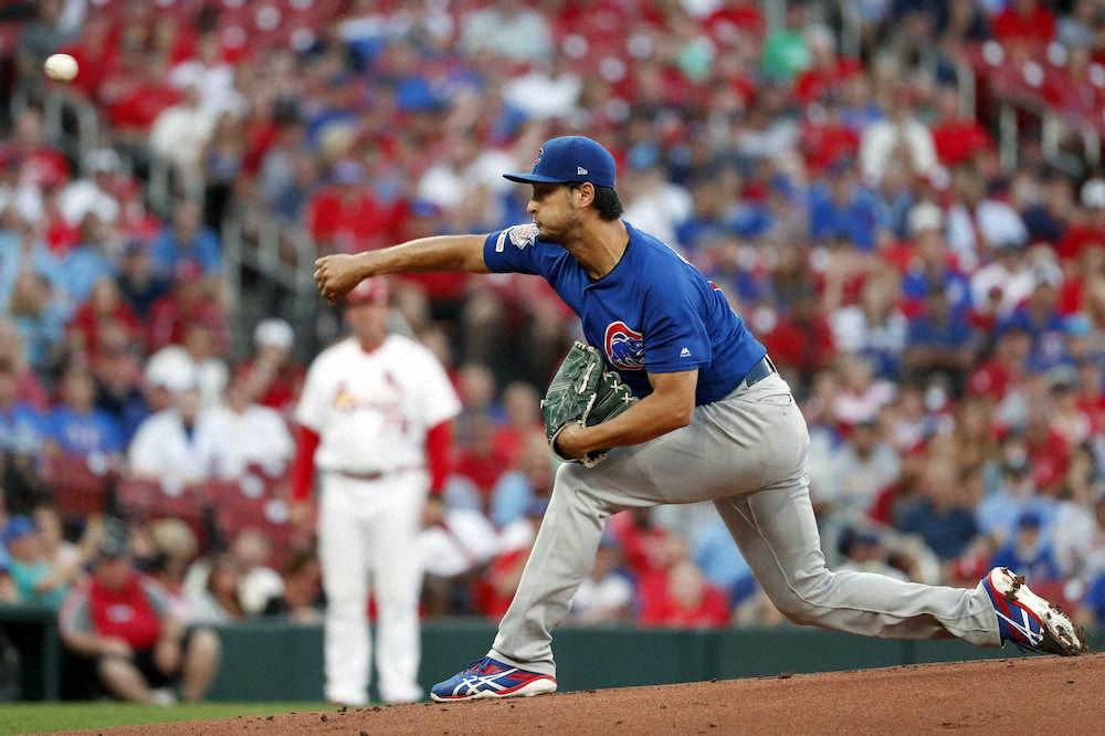 【画像・写真】ダル4勝目ならず　6回2失点で降板　“同率首位”対決で好投