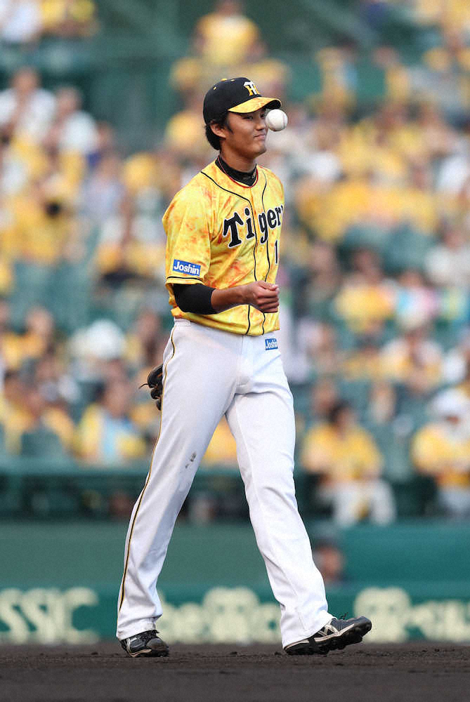 【画像・写真】藤浪　299日ぶりマウンドは初回から36球、3四球も無失点　ファン大歓声、同僚は“スタオベ”お出迎え