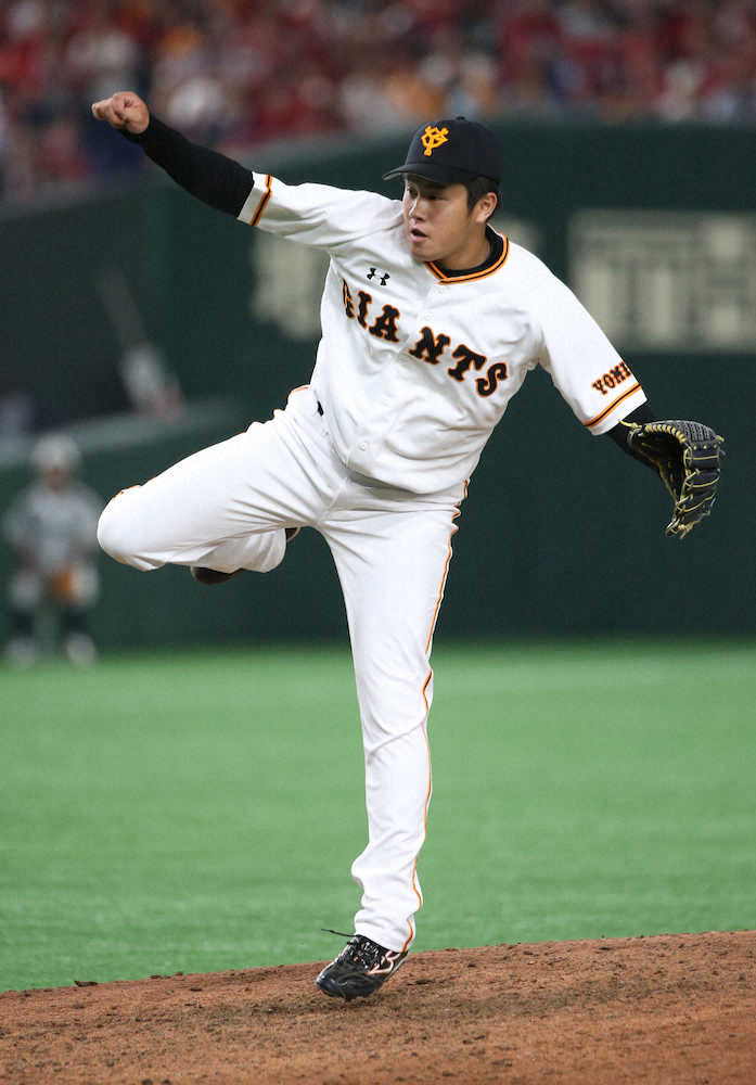【画像・写真】力投するプロ入り初登板の堀岡（撮影・森沢裕）