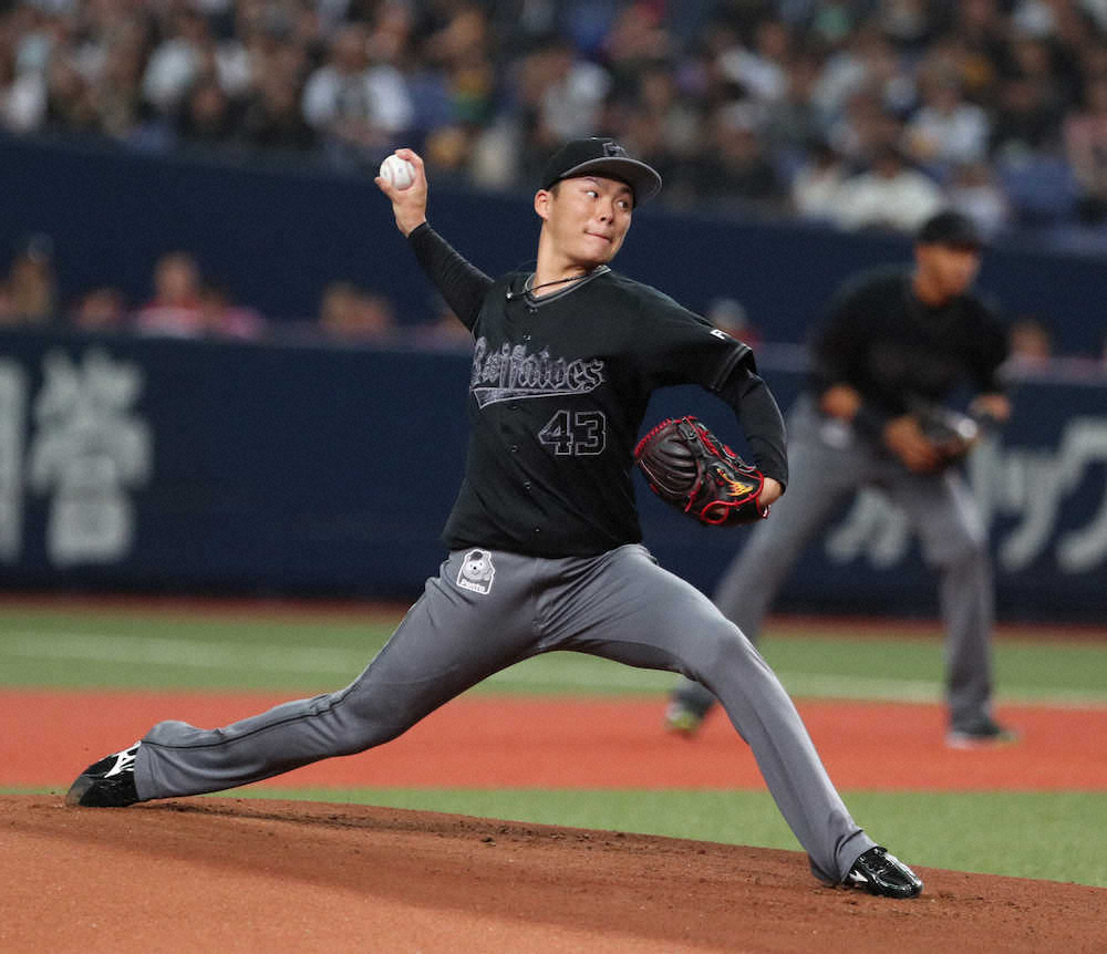 【画像・写真】オリ由伸　9回途中1失点6勝、完封逃し「満足はしていない」