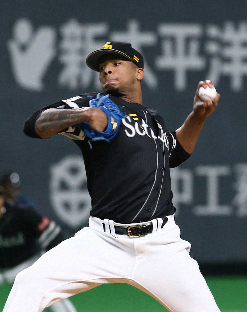 【画像・写真】ソフトBミランダ、今季最長7回1失点で5勝目「貢献できた」
