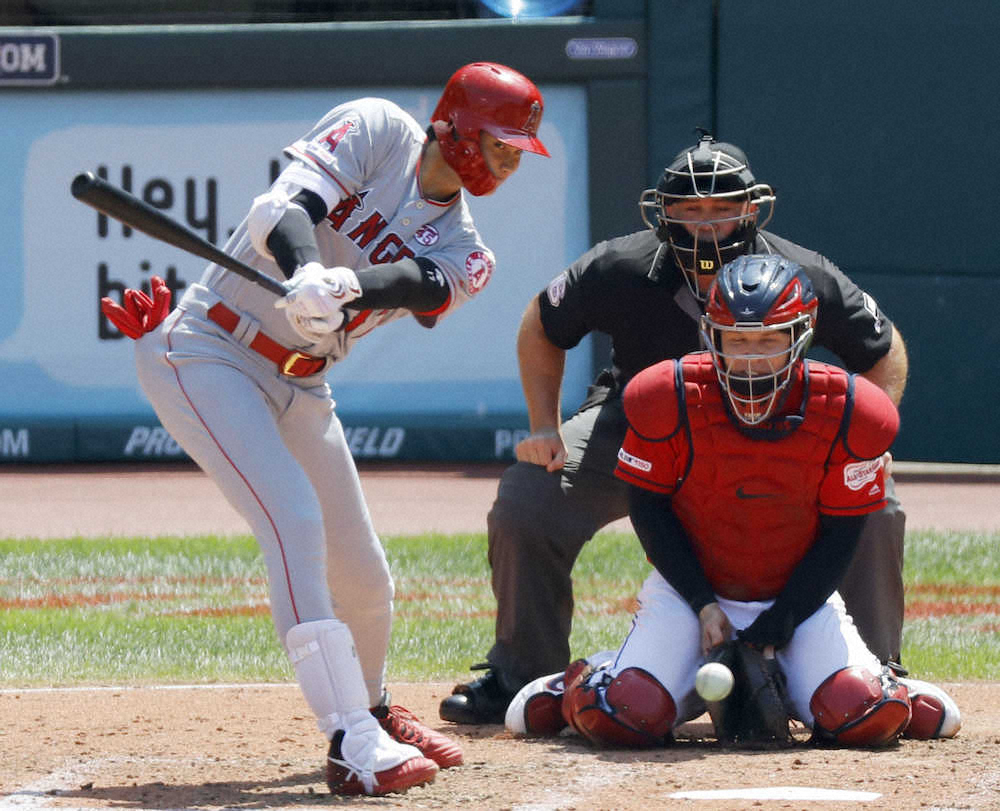 【画像・写真】大谷、球宴MVP投手に完敗2三振　エ軍4連敗で遠のくPO