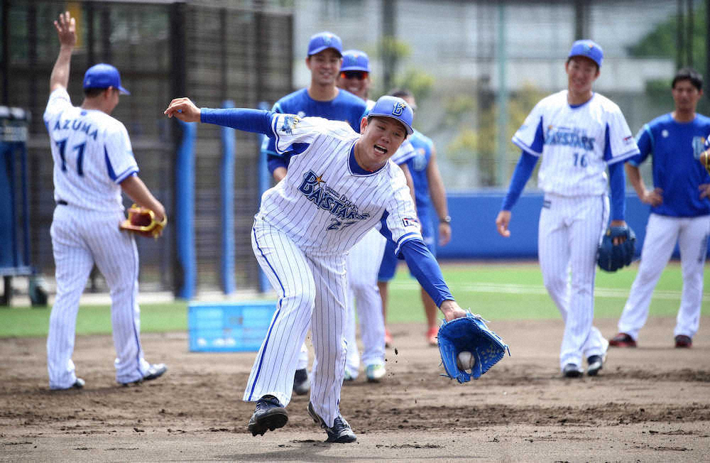 【画像・写真】DeNA上茶谷、首位獲り先陣　自身7連勝へ「流れ切らさない」
