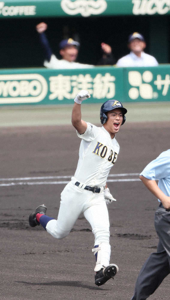 【画像・写真】甲子園開幕　令和1号は八戸学院光星・下山の先制満塁弾！