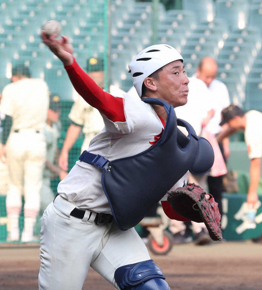 【画像・写真】阪神　ドラフトで捕手獲得目指す　甲子園で智弁和歌山・東妻ら重点チェック