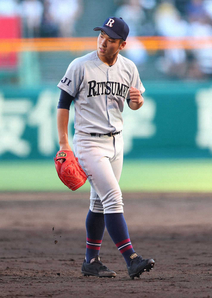 【画像・写真】立命館宇治の左腕・高木が3安打で完封　終盤ピンチの連続も気迫の粘投「しんどかったです」