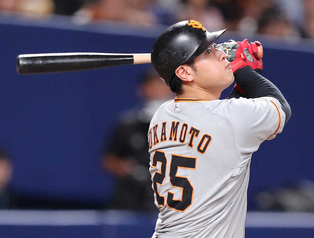 【画像・写真】巨人・岡本、先制19号2ランでエース菅野援護「食らいついた」2年連続20号に王手