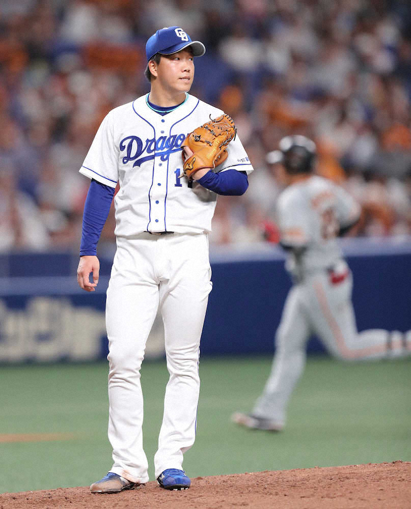 【画像・写真】中日・柳、初の10勝目前で足踏み　6回3失点降板で4戦連続勝ち星なし　