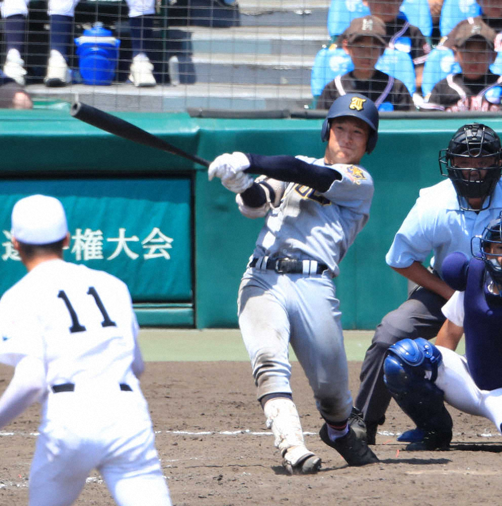 【画像・写真】仙台育英・大栄3安打5打点　投げても3回完全救援