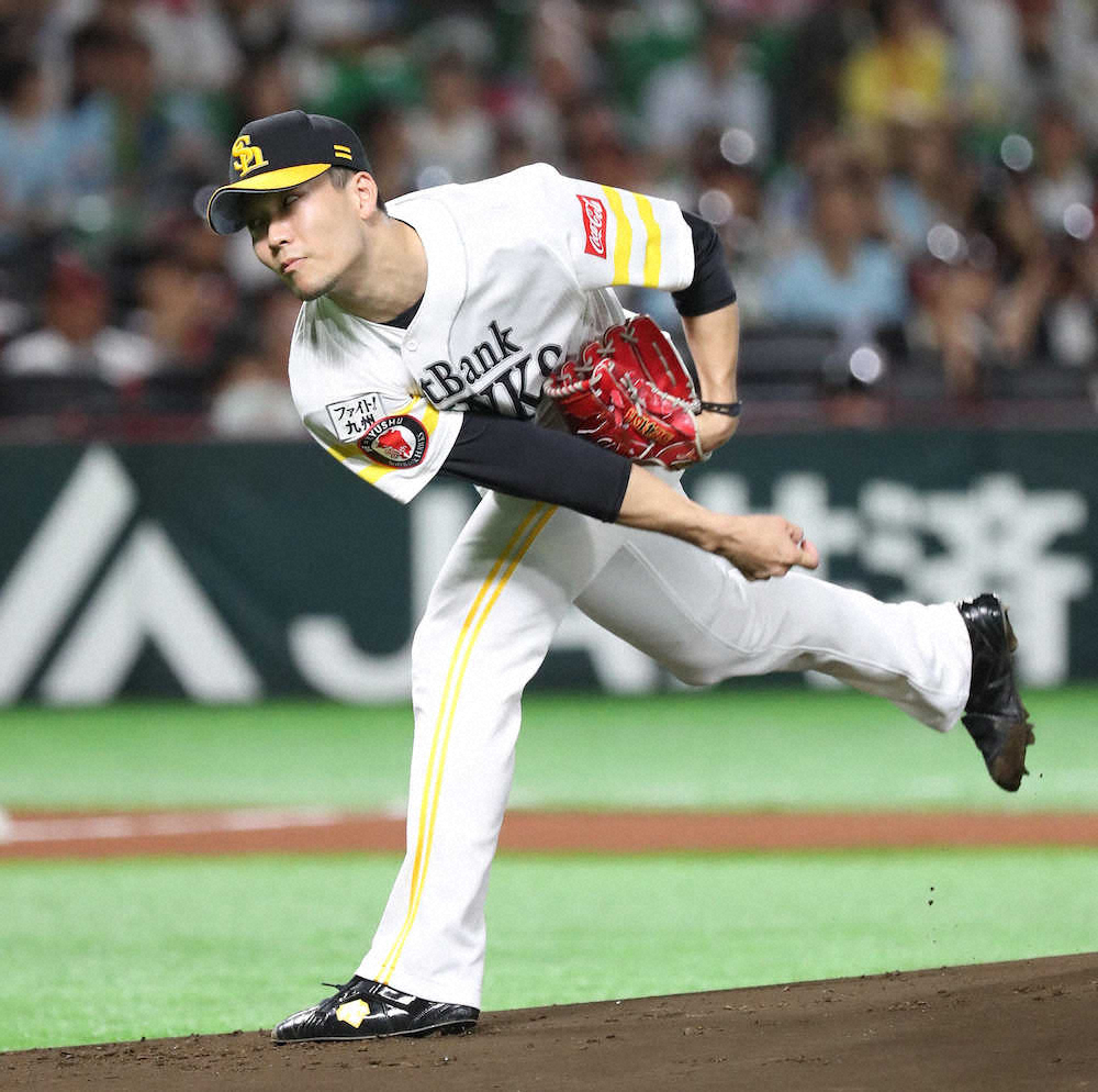 【画像・写真】ソフトB千賀　育成出身単独最多の通算53勝！元巨人・山口鉄也を抜く