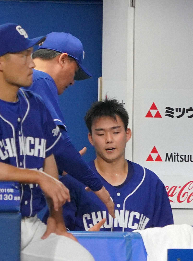 【画像・写真】中日・小笠原、今季初登板で6回途中2失点の好投