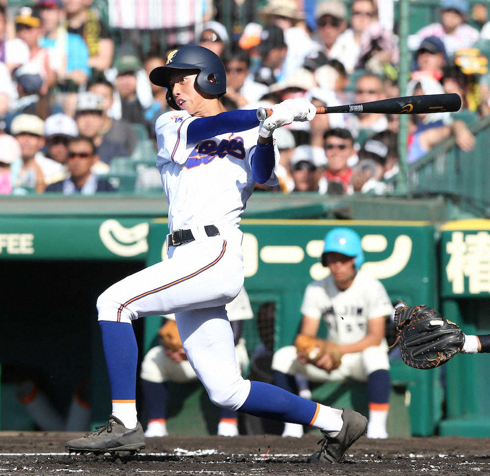 【画像・写真】宇部鴻城　7年ぶり初戦突破！9番・河村勇3安打3打点、宇和島東21年ぶり白星ならず