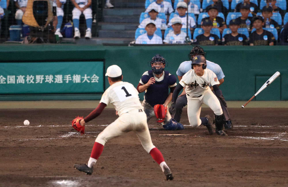 【画像・写真】神村学園、9回猛追もあと1点…松尾将主将　頑張りに感謝