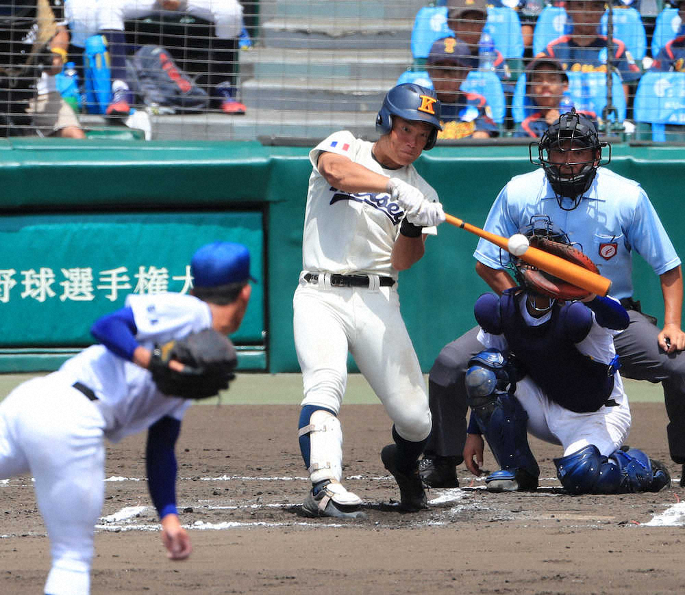 【画像・写真】海星17年ぶり初戦突破　攻守で大串　ソロ弾&アピールプレー