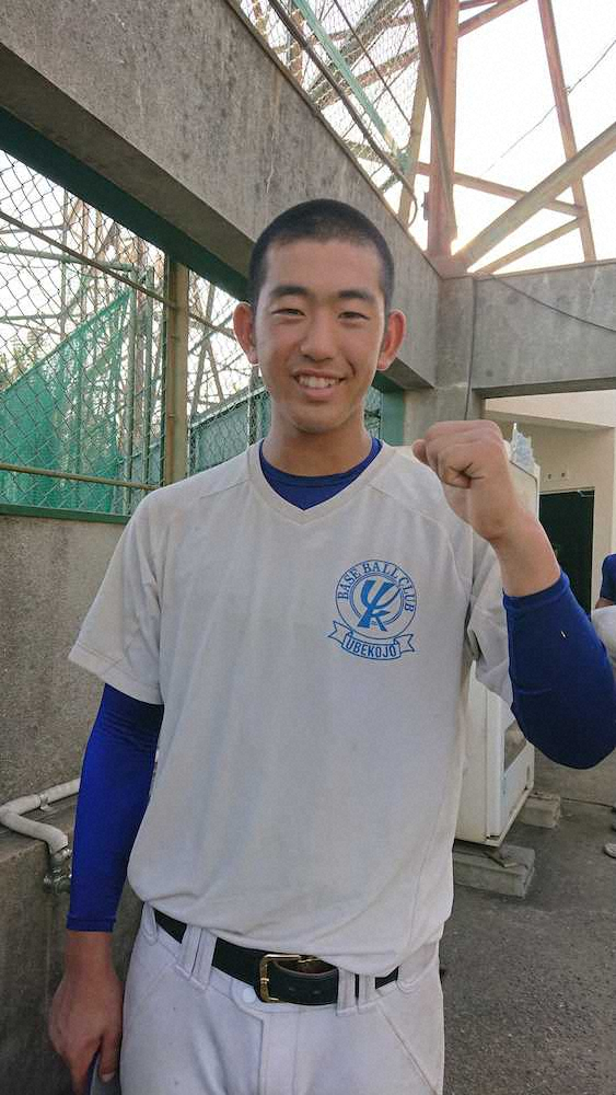 【画像・写真】宇部鴻城のエース・池村　初戦で完投の背番号8の岡田に「刺激になった」