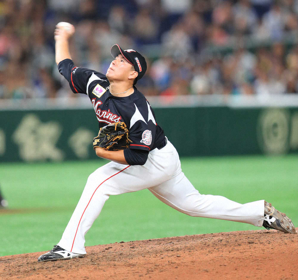 【画像・写真】ロッテのドラ2・東妻　智弁和歌山の弟の活躍に刺激　好投で9回の逆転劇を呼び2勝目