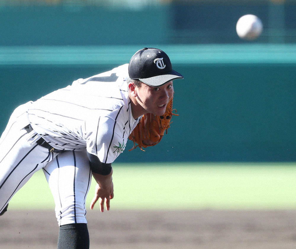 【画像・写真】津田学園・前　誕生日勝利ならず…プロ志望明言で直球さらに磨く