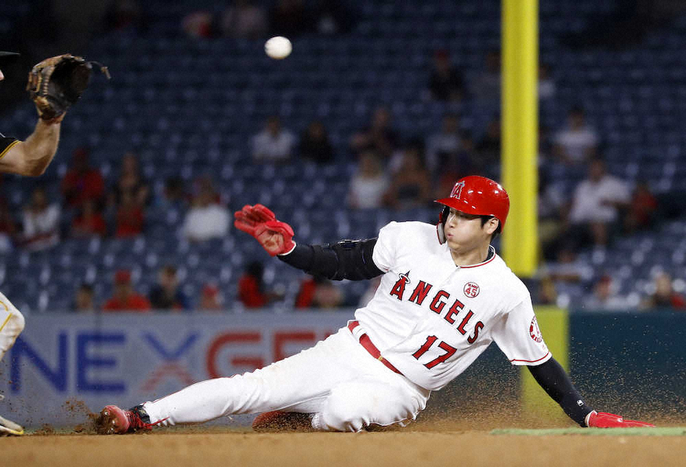 【画像・写真】大谷、井口以来の2年連続2桁本塁打＆盗塁達成「勝ちにつながる盗塁、ホームランを打てれば」