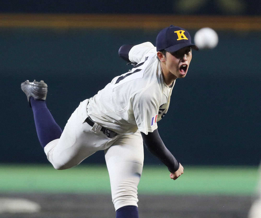 【画像・写真】海星のロングリリーフ・江越　最後に力尽き涙「しっかり粘って投げないと、と…」