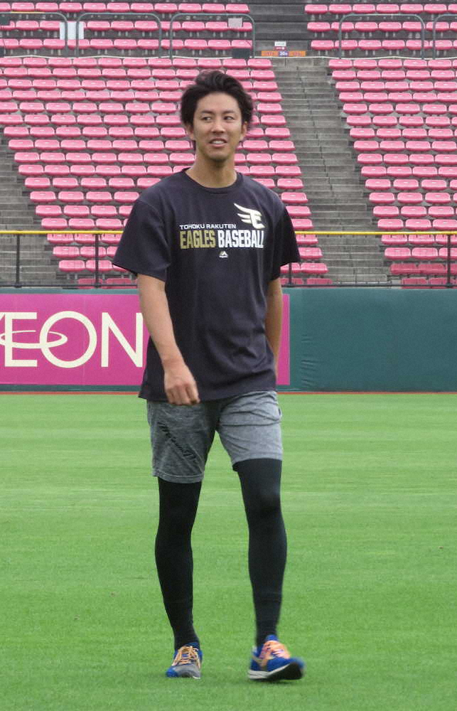 【画像・写真】楽天・岸2カ月ぶり白星へ　20日ロッテ戦で3勝目誓う